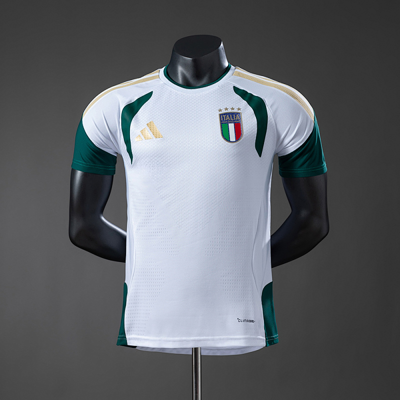Italy 2026 Player Version Training - White Jersey S-XXL (front)