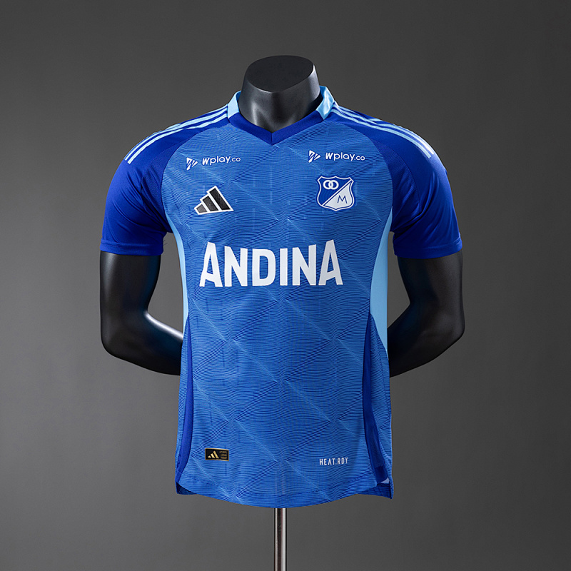 Millonarios 2526 Home Player Version Jersey S-4XL (front)