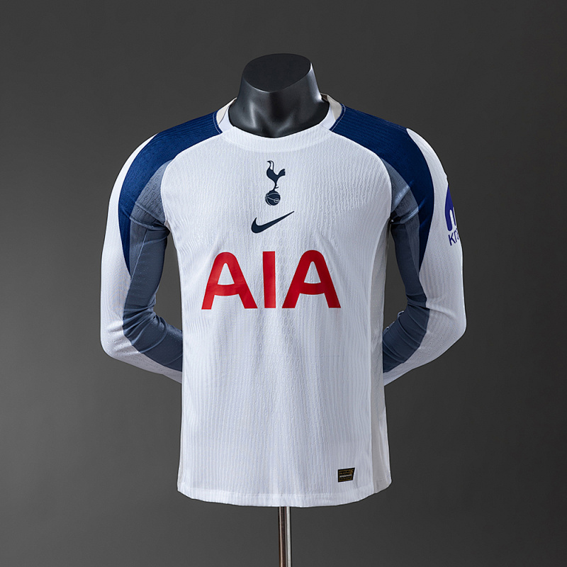 Tottenham Hotspur 25/26 Player Version Home Long Sleeve Jersey S-3XL (front)