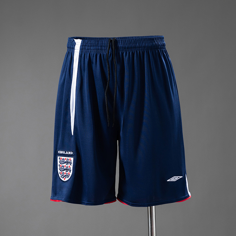 England 2006 Home Retro Shorts S-XXL (front)