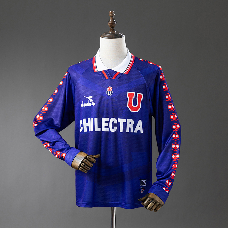 Retro Long Sleeve Universidad de Chile1996 Home S-3XL (front)