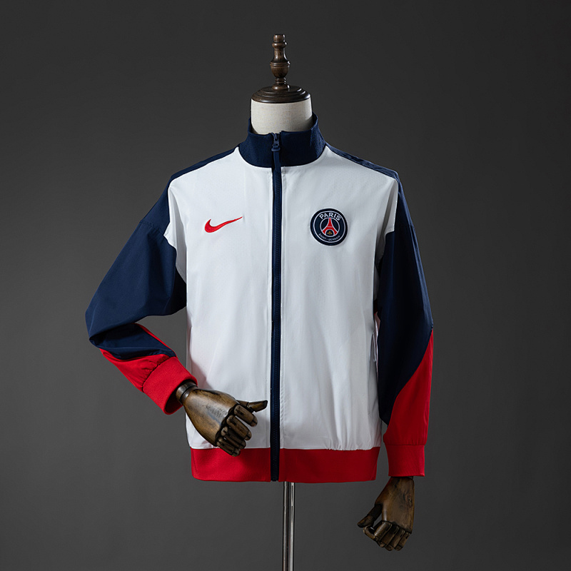 PSG 25/26 Windbreaker - White, Sizes S-3XL (front)
