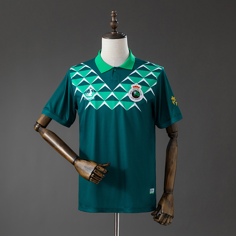 Racing de Santander 113th Anniversary Goalkeeper Jersey Green S-4XL (front)