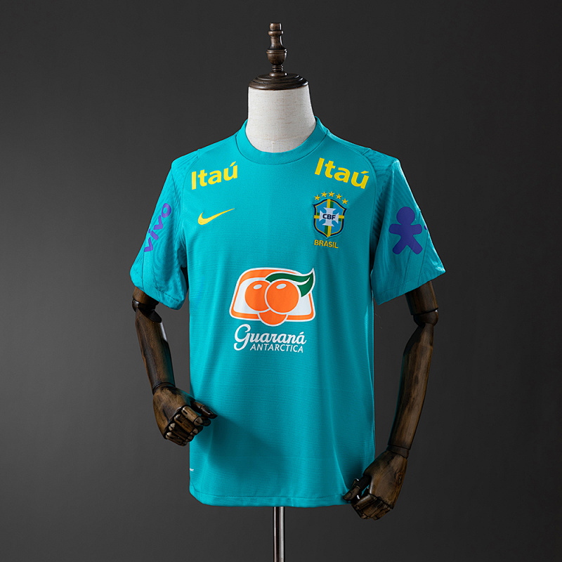 2021 Brazil Training Suit Blue S-XXL (front)