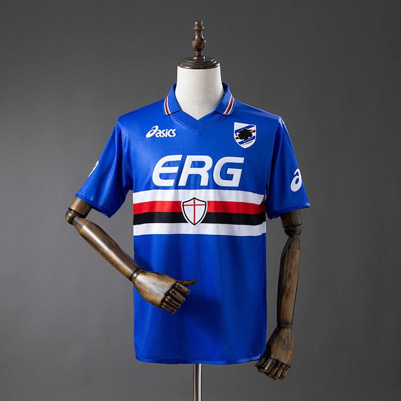 Sampdoria 03/04 Home Retro Jersey S-XXL (front)