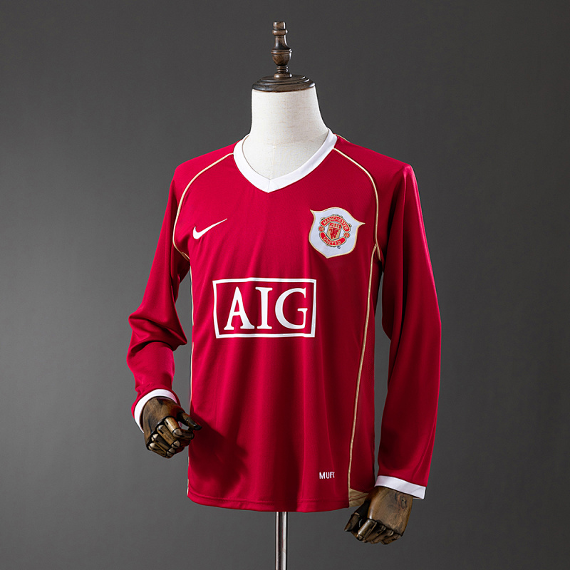 Retro 06/07 M-U Long sleeve home S-XXL (front)
