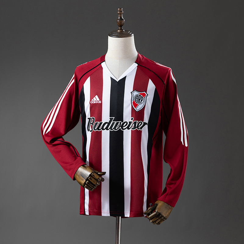 River Plate 05/06 Away Long Sleeve Retro Jersey S-XXL (front)