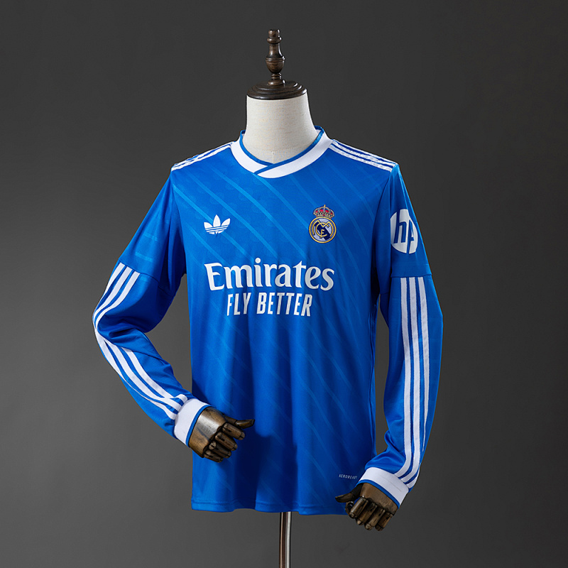 Real Madrid 25/26 Third Away Long Sleeve Jersey S-4XL (front)