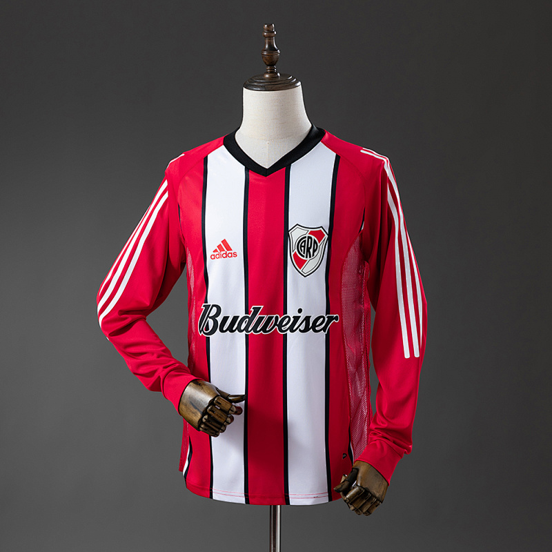 River Plate 03/04 Away Long Sleeve Retro Jersey S-XXL (front)