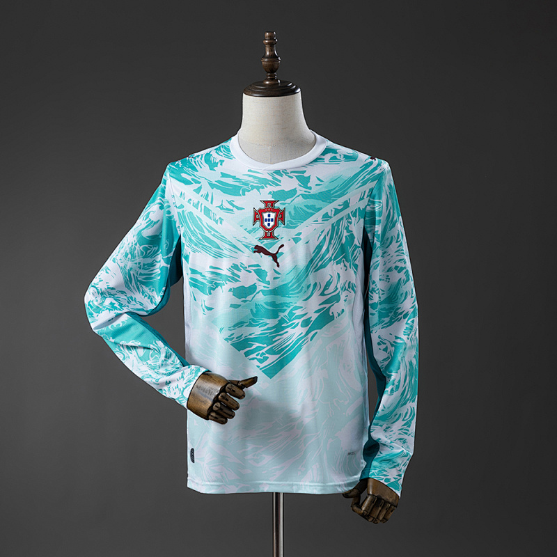 Portugal 2026 Long-Sleeved Away Jersey S-4XL (front)