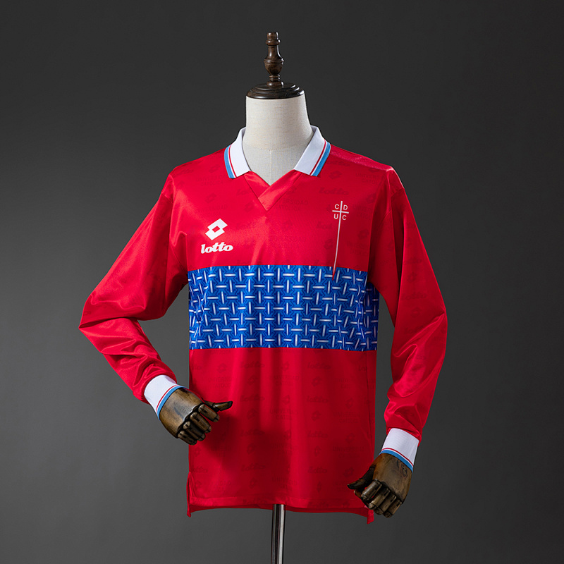 Universidad Catolica 1996 Away Retro Jersey Long Sleeve S-XXL (front)