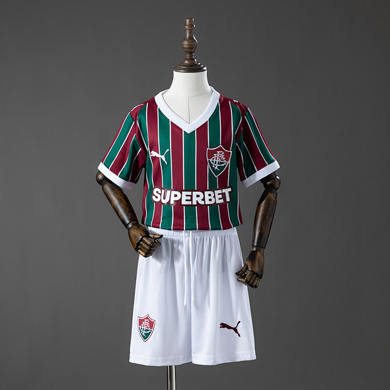 Fluminense 26/27 Home kids kit Jersey SIZE16-28 (front)
