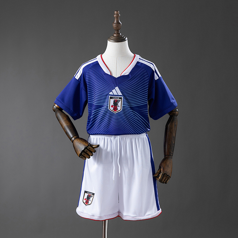 Japan 2026 Home kids kit Jersey size 16-28 (front)