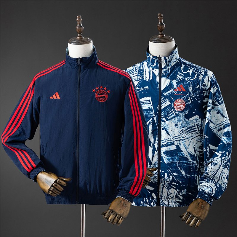 25/26 Bayern Munich Trench Coat Reversible S-3XL (front)