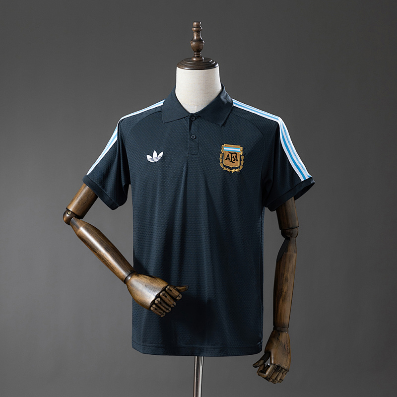 Argentina 25/26 POLO - Dark Grey S-XXL (front)