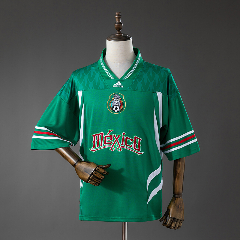 Mexico 2026 Bringback Remixed Jersey - Green S-4XL (front)
