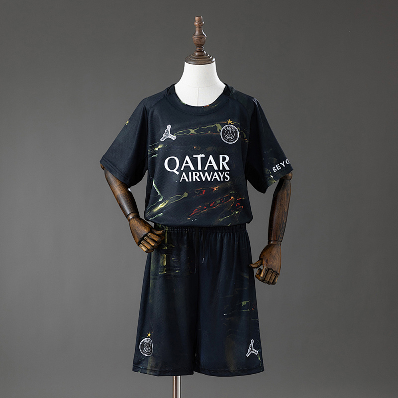 PSG 25/26 Night Edition Kids Kit Jersey SIZE 16-28 (front)