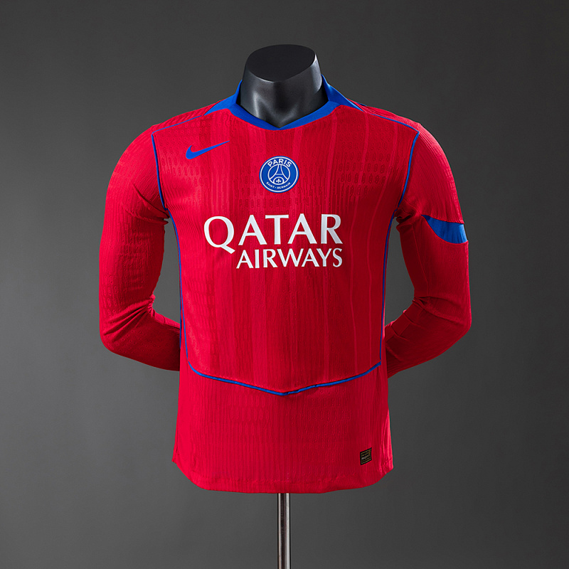 PSG 25/26 Third Away Long-Sleeve Player Version Jersey S-3XL (front)