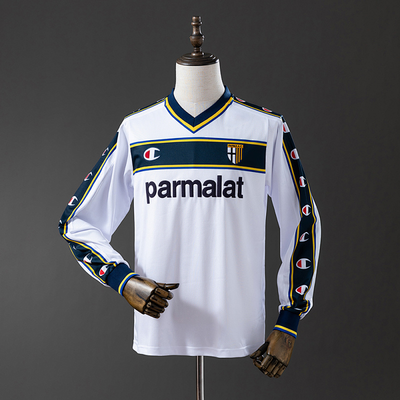 Parma Calcio 02/03 Away Long Sleeve Retro Jersey S-XXL (front)