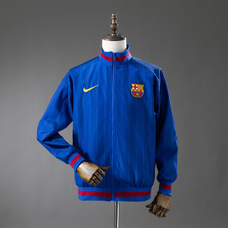 Barcelona 25/26 Team Anthem Windbreaker - Blue S-XXL (front)