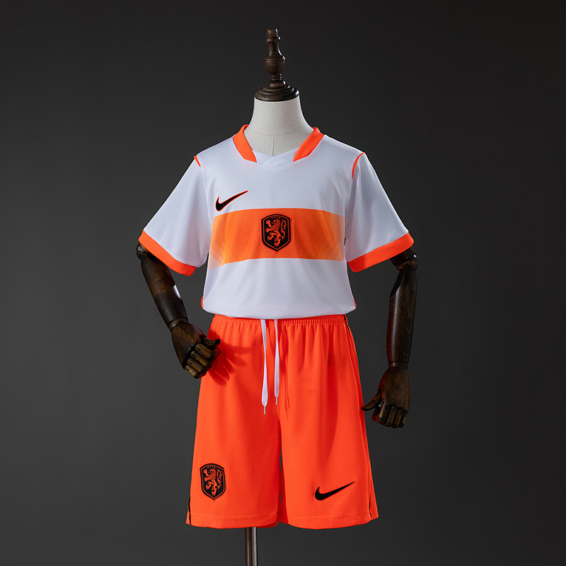 Netherlands 2026 Away Kids Kit Jersey SIZE 16-28 (front)