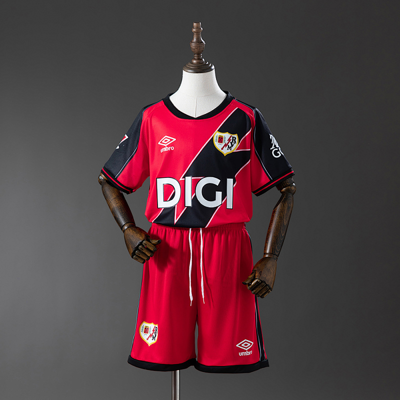 Rayo Vallecano 25/26 Away Game Kids Size: 16-28 (front)