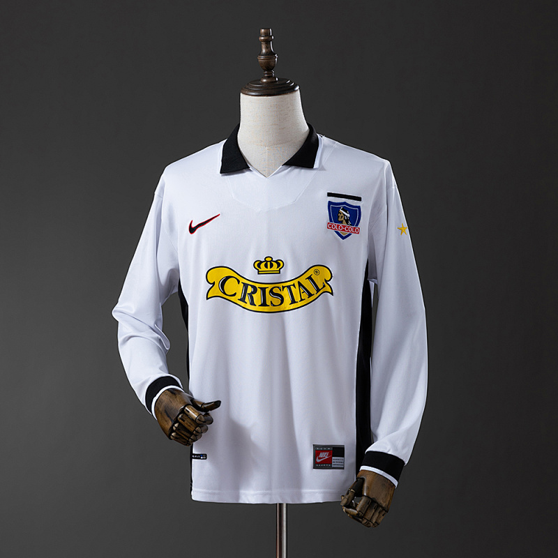 Retro long sleeve colo colo 97/98 home S-XXL (front)