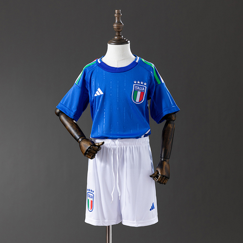 Italy 2024/25 Home kids kit Jersey SZIE16-28 (front)