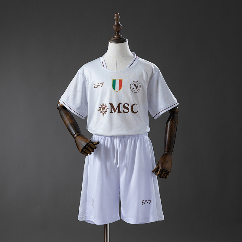 Napoli 25/26 Third Away kids kit Jersey size 16-28 (front)