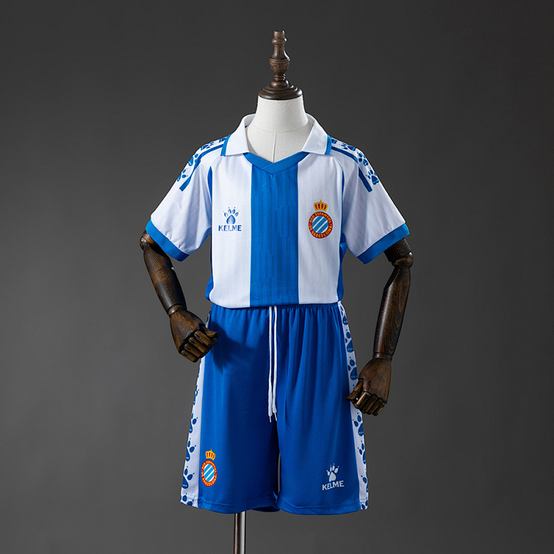 Espanyol 25/26 Home Kids Jersey SIZE:16-28 (front)