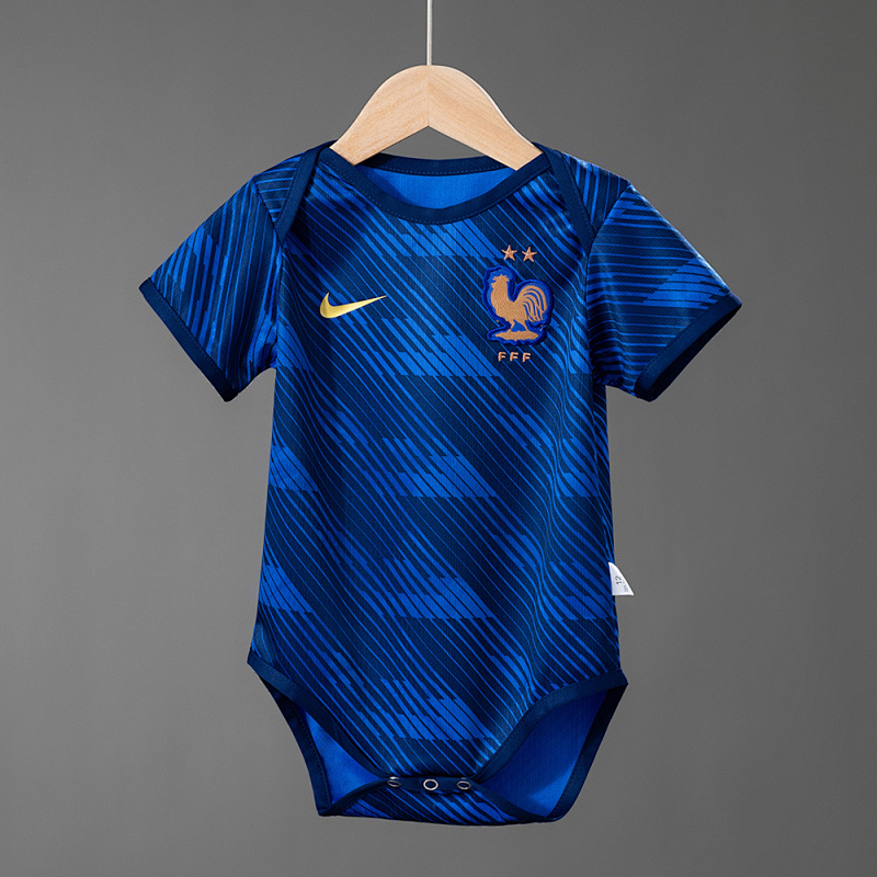 France 26/27 Baby Home Jersey Size 9/12 (front)