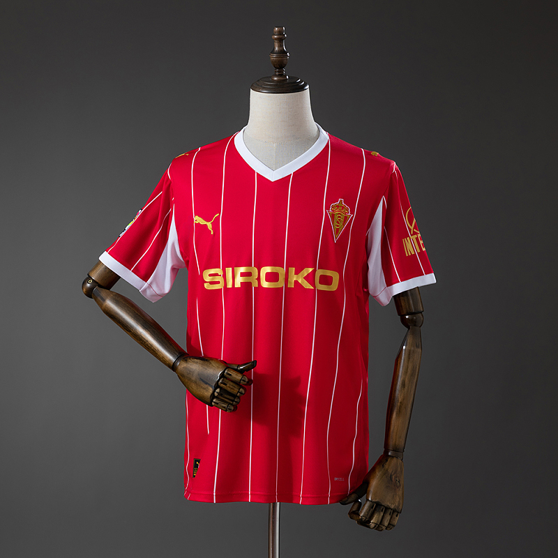 Sporting de Gijon 25/26 Retro Style Jersey S-4XL (front)
