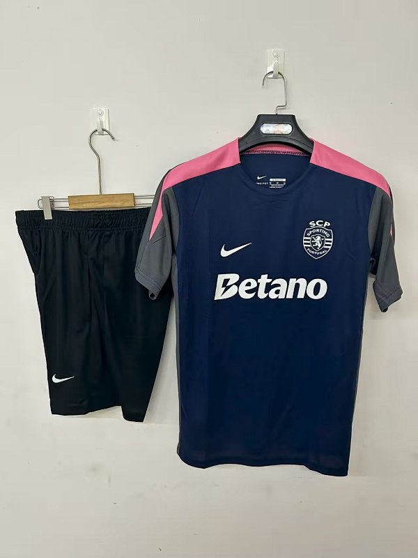 25/26 Lisbon pre-match training suit clear color S-3XL (front)