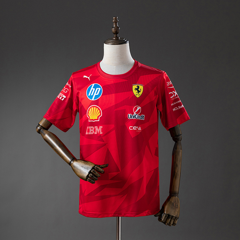 2025 F1 Ferrari T-shirt, Red S-5XL (front)