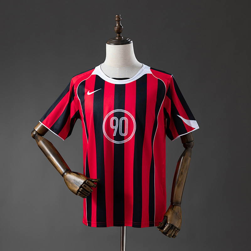 2025 T90 Series - Red and Black Striped Jerseys S-4XL (front)