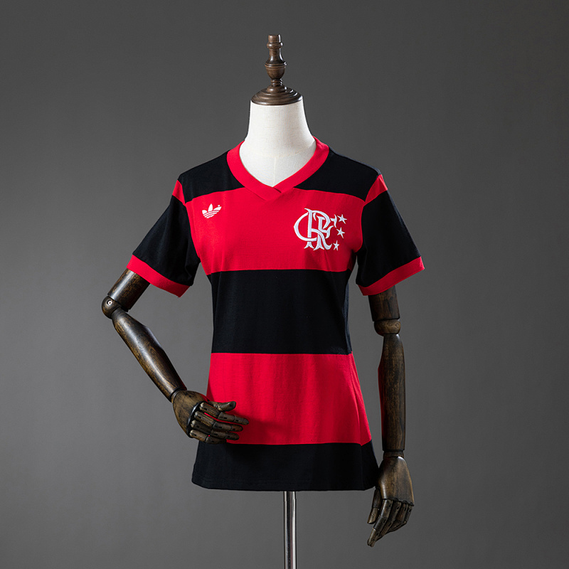Flamengo 1981 Home Women's Retro Jersey S-XXL (front)