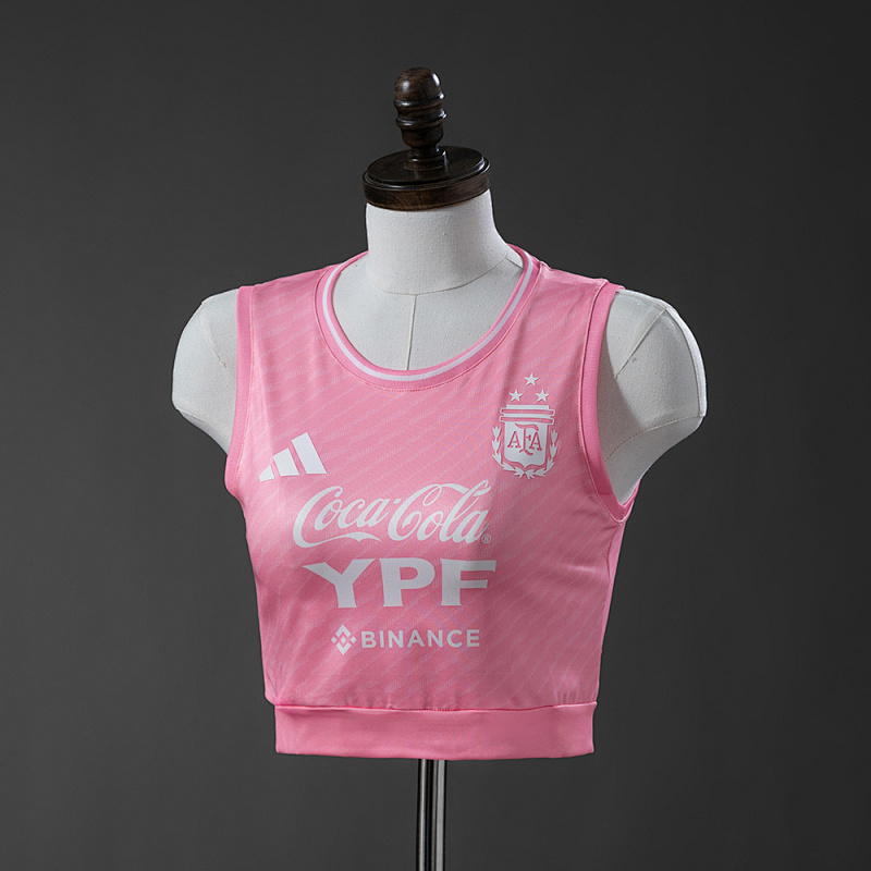 Argentina 25/26 Pink Women's Vest S-XXL (front)