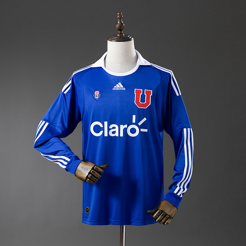 Retro 2011 Long Sleeve Universidad de Chile home S-XXL共 (front)