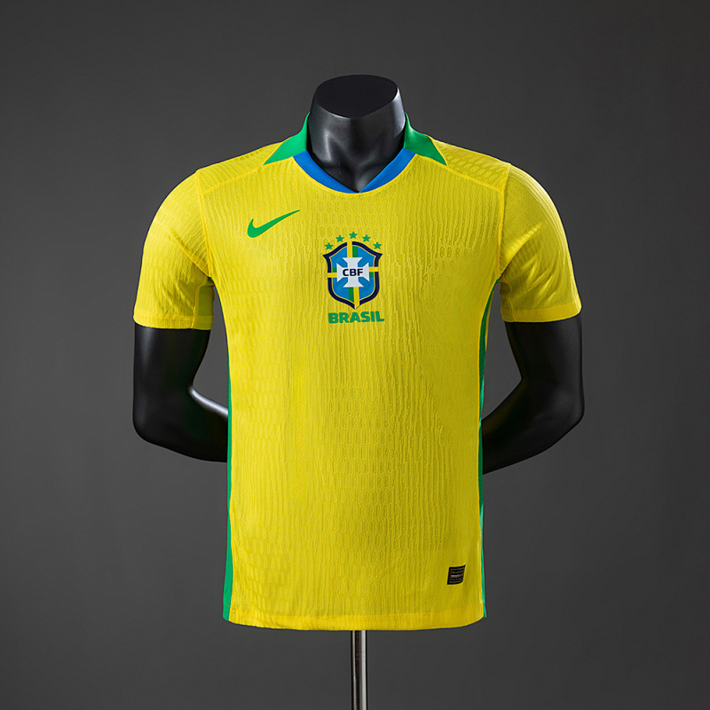 Brazil 25/26 Home Player Version Jersey S-3XL (front)
