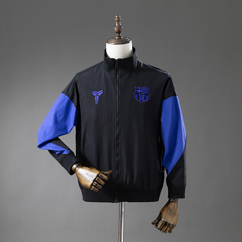 Barcelona x Kobe Windbreaker - Black S-XXL (front)