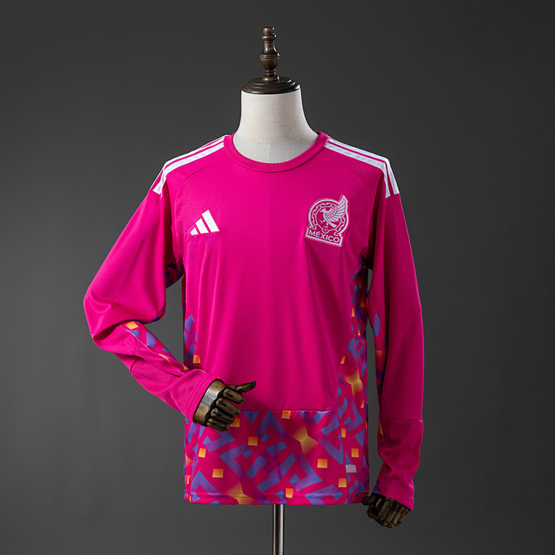 Mexico 2026 Goalkeeper Long-Sleeve Jersey S-4XL (front)
