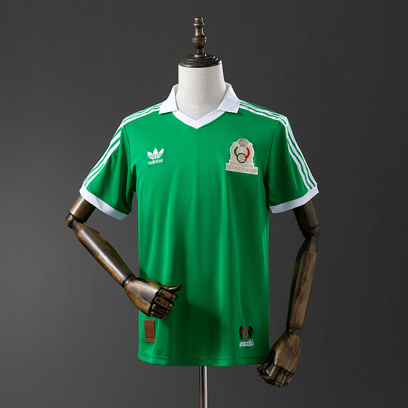 Retro Mexico 1986 home S-XXL (front)
