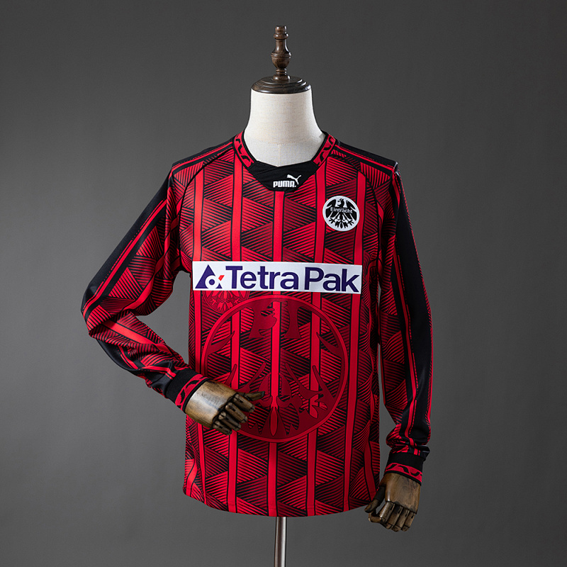 Frankfurt 95/96 Home Long-Sleeve Retro Jersey S-XXL (front)