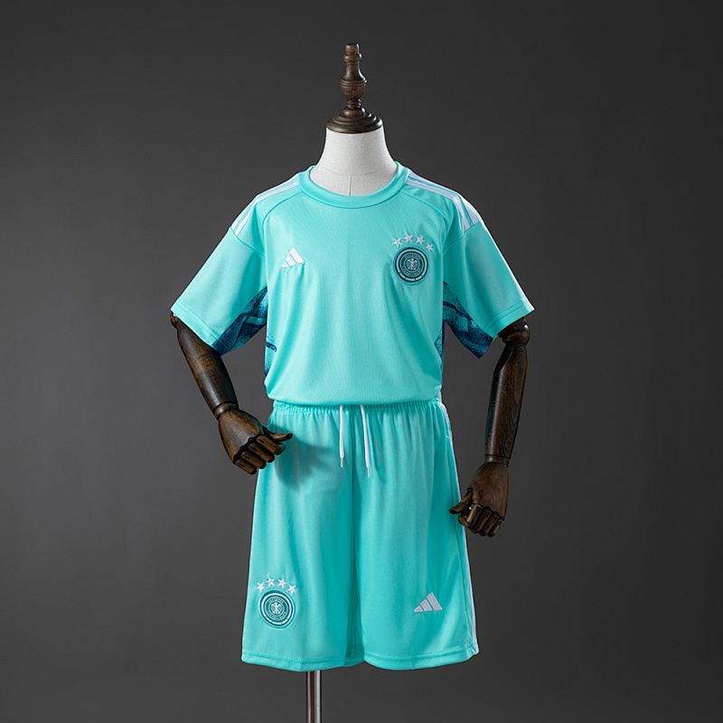 Germany 2026 Goalkeeper Kids kit Jerseys SIZE 16-28 (front)
