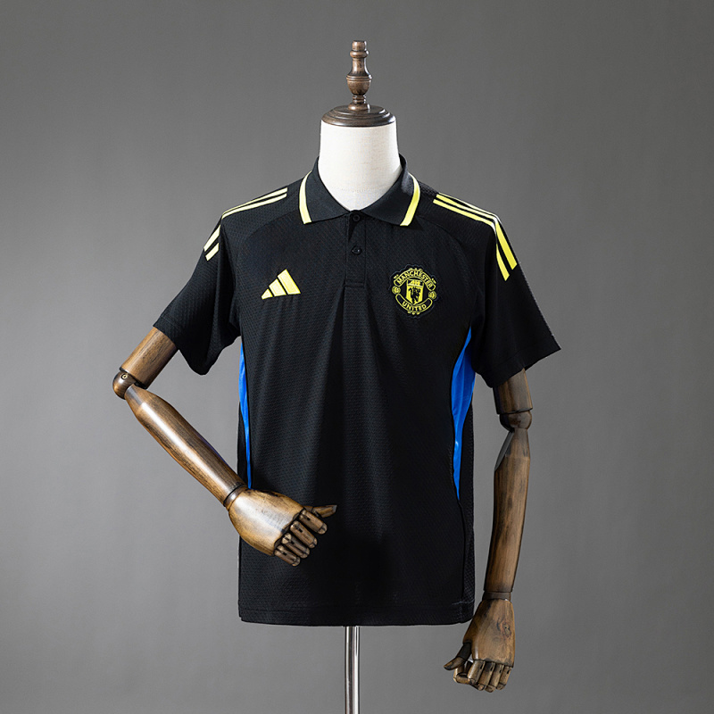 M-U 25/26 POLO - Black S-XXL (front)