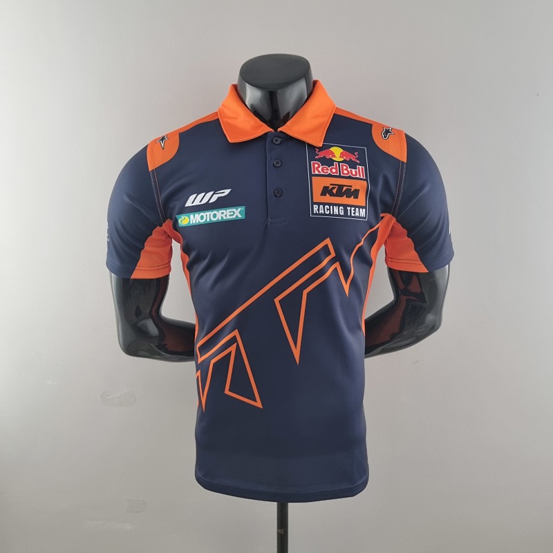 2022 F1 Formula One;  KTM Polo Blue Orange s-5xl (front)