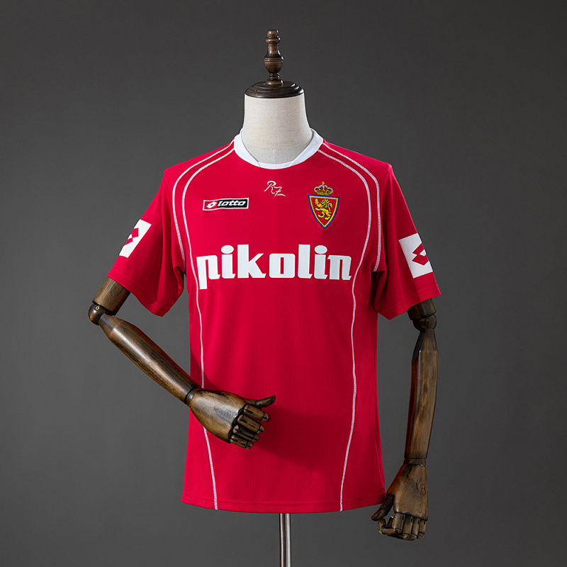 Zaragoza 04/05 Away Retro Jersey S-4XL (front)