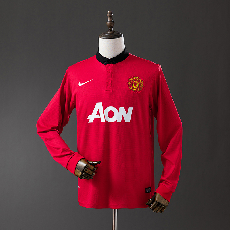 Retro Long Sleeve M-U 13/14 Home S-XXL (front)