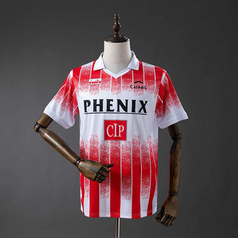 AS Cannes 91/92 Home Retro Jersey S-XXL (front)