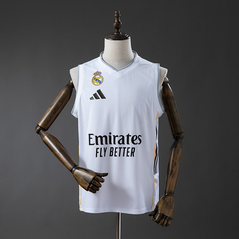 Real Madrid 25/26 Home Basketball Jersey S-XXL (front)